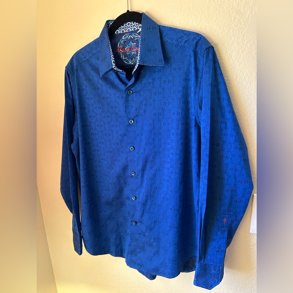 Bright blue button down - Picture 2 of 4